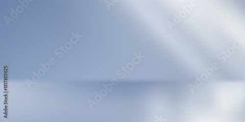 blur abstract soft blue studio and wall background
