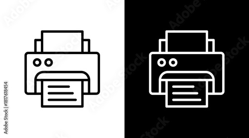 Print With Icon Set Design