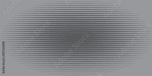 Dark grey abstract wide horizontal banner with hexagon carbon fiber grid and orange luminous lines. Technology vector background with orange neon lines. eps 10