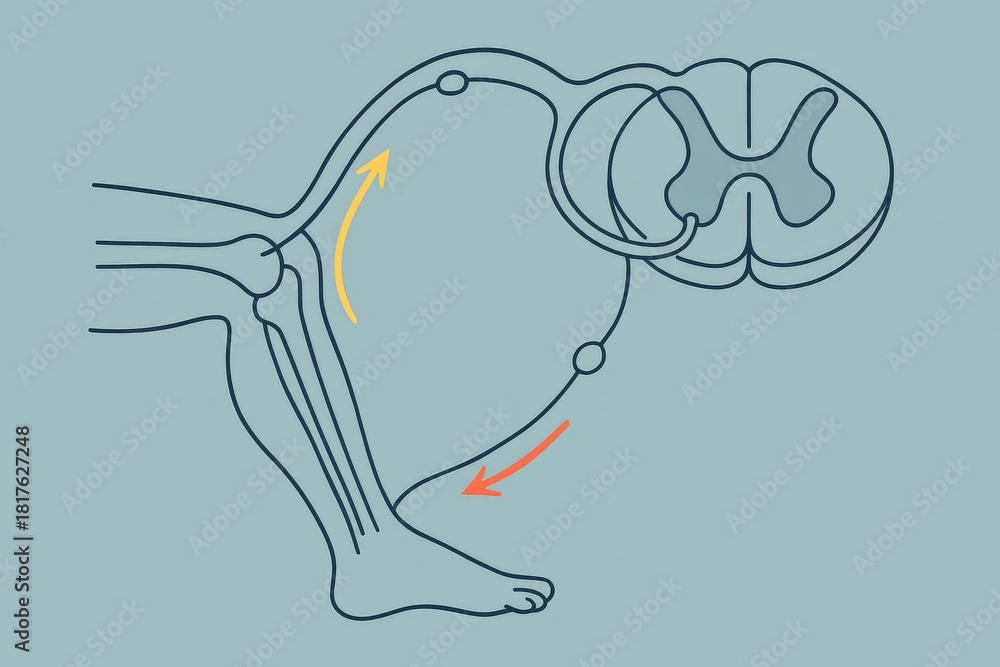 Obraz premium Anatomical Illustration of Human Joint Mechanics Demonstrating Kinetic Movement Pathways Highlighting Flexibility and Bioengineering Concepts