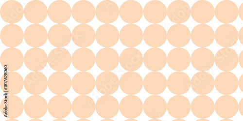 simple peach circle grid pattern for banner poster background.