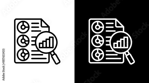 Data Analytics With Icon Set Design
