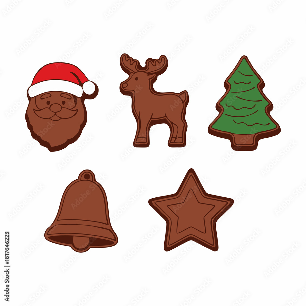 Fototapeta premium christmas gingerbread cookies
