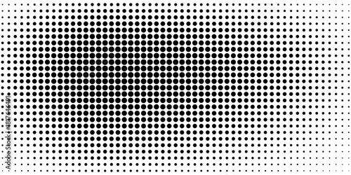 Grunge halftone gradient background. Faded grit noise texture. White and black sand wallpaper. Retro pixelated backdrop. Anime or manga style comic overlay. Vector graphic design textured template