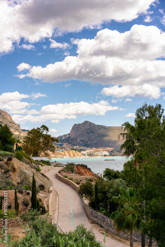 Wallpaper Mural Altea coastline landscape with a winding road leading to the sea Torontodigital.ca