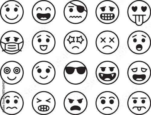 Express yourself with varied emoji icons online