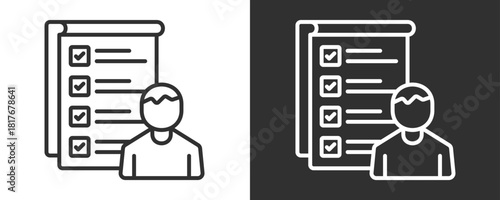 Accountability Icon Set Vector Collection Isolated In Black And White