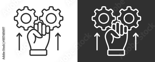 Revolution Icon Set Vector Collection Isolated In Black And White