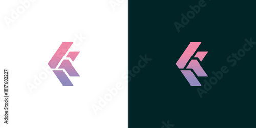Abstract Modern Logo Elegant Design for Businesses and Creative Brands, with Gradient