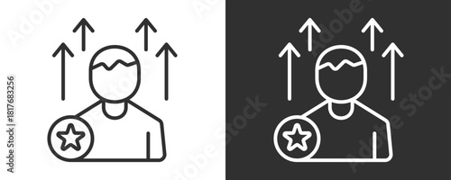 Motivation Icon Set Vector Collection Isolated In Black And White
