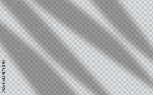 Realistic soft window shadow overlay on transparent background, perfect for branding, product display, social media design, and modern minimal mockups. Subtle natural sunlight studio lightning effect