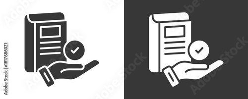 Feasibility Studies Icon Set Vector Collection Isolated In Black And White
