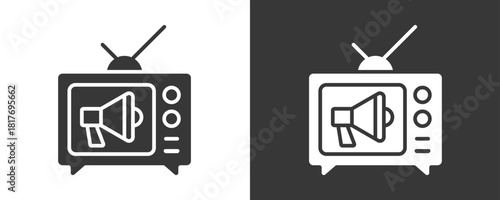 Digital Marketing Icon Set Vector Collection Isolated In Black And White