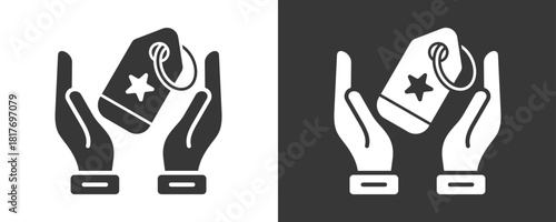 Branding Icon Set Vector Collection Isolated In Black And White