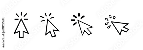 Click cursor icons
