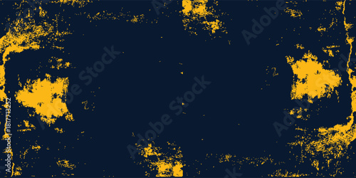 black and yellow abstract dirty grunge background modern grunge