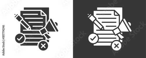 Editing Icon Set Vector Collection Isolated In Black And White