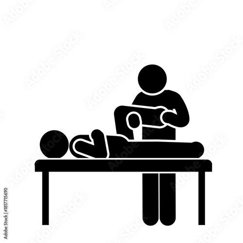 Combined chiropractic and physiotherapy movements for posture correction.