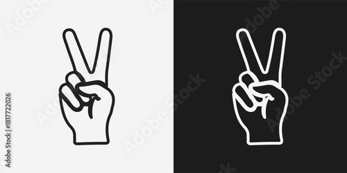 Perfect OK Agreeing Hand Sign Gesture Sillouette