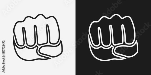 Hand Fist Finger Sign Sillouette