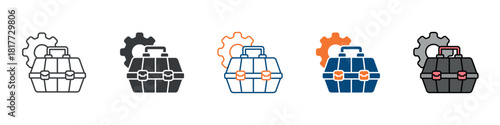Toolbox Icon Set Multiple Style Collection 