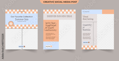 Digital creative collective and unique trends for social media ideas and content creator