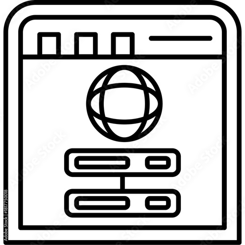 Web Hosting Icon