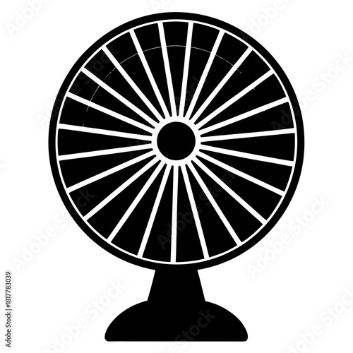 fan turbine isolated on white