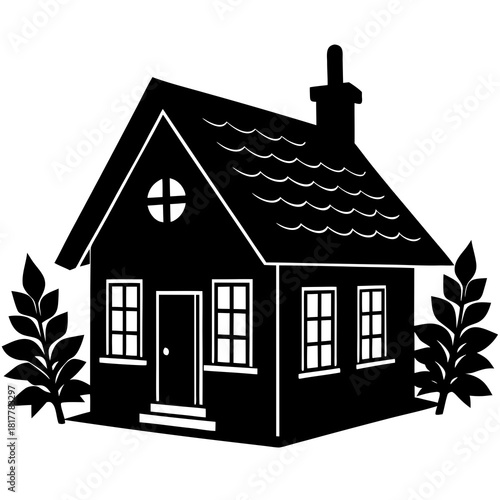 house on white
