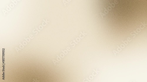 Elegant looping beige gradient animation featuring subtle grain texture and calm tonal blending, perfect for abstract backgrounds, design templates, and business presentation.