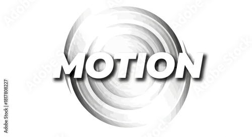 Dynamic swirl effect graphic for innovative branding and modern technology representations