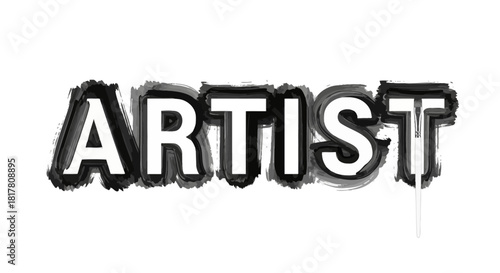 Dynamic artistic word creation, an explosion of creativity for designers and illustrators