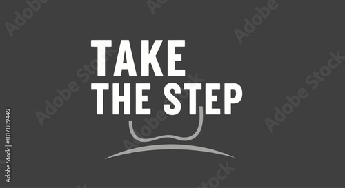 Motivational message inviting viewers to embrace changes and conquer challenges bravely