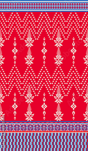 beautiful pixel tribal pattern inspired by each native pixel fabric like wayuu African native American southeast Asian traditional textile Thai silk pattern Aborigine Australian and Columbian fabric