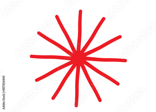 christmas decoration isolated on white