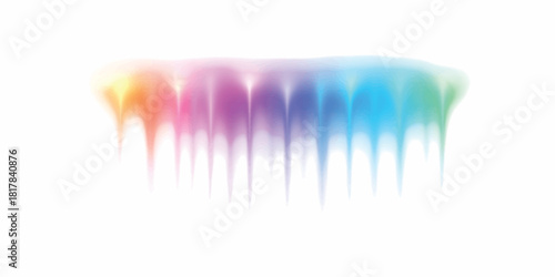 Print  Colorful Gradient Dripping Paint Abstract Background