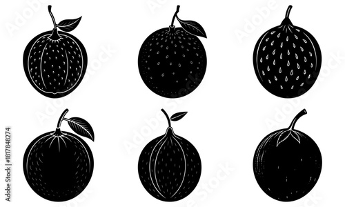 Delicious citrus fruit assortment, perfect for healthy eating promotions and vibrant summer recipes, clean vector design, cheerful and bright food illustration