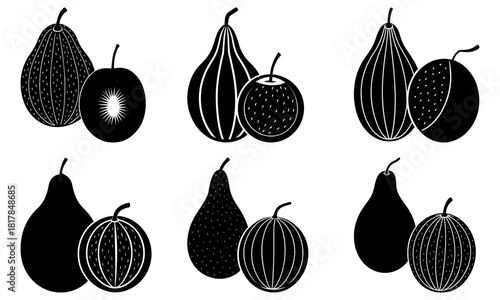 Fresh fruit medley offers a sweet escape, showcasing nature's vibrant bounty in a modern, minimalist style. Delicious, healthy, and visually appealing for all.