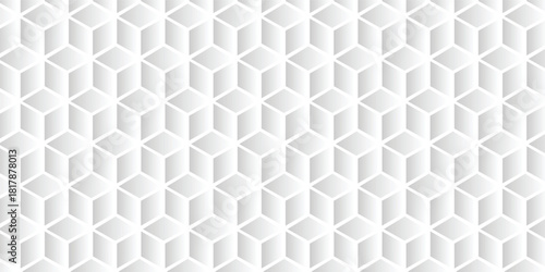 Abstract cube hexagon shape background. Vector banner design. Hexagons pattern