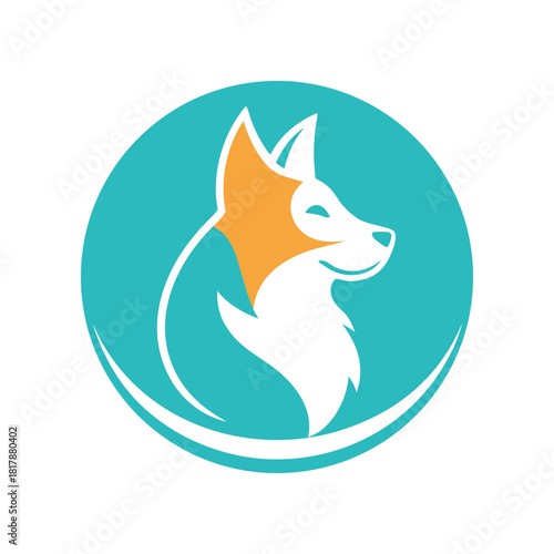 modern minimalist pet logo design