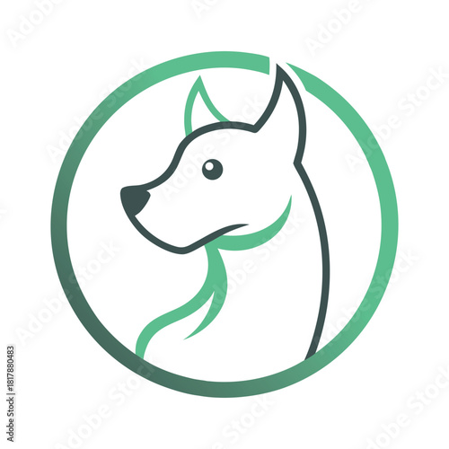 Modern Minimalist Pet Logo Design