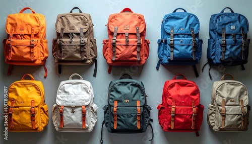 Colorful Backpacks - A Variety of Styles and Colors for Every Adventure.