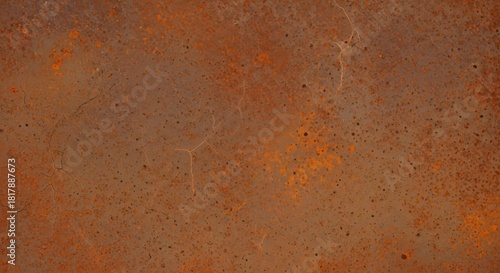 Rusty metal texture background with orange tones