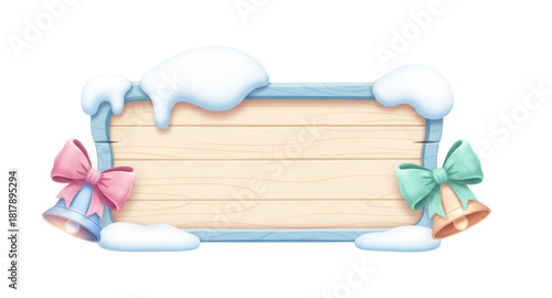 holiday background with blank card and gift box