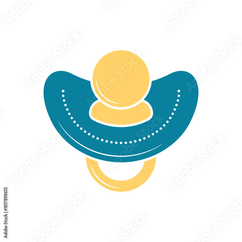 Colorful icon for pacifier