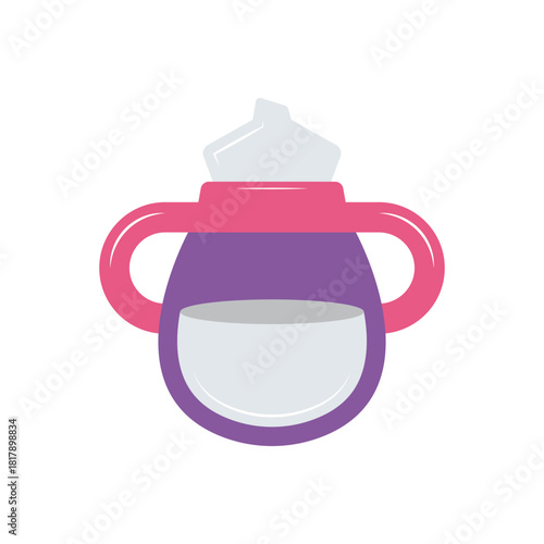 Colorful icon for sippy cup