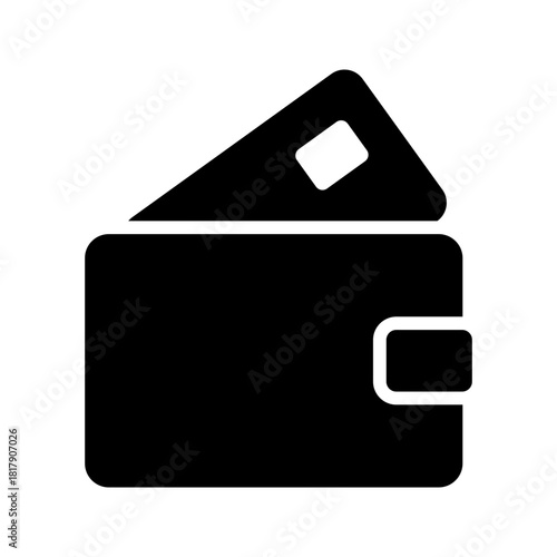 Flat icon digital wallet payment cash money transaction banking.
