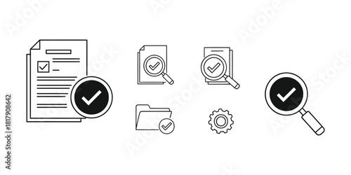 Collection of diverse people icons in various colors and arrangements