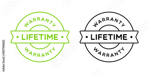 Vector Lifetime Warranty Badge Label