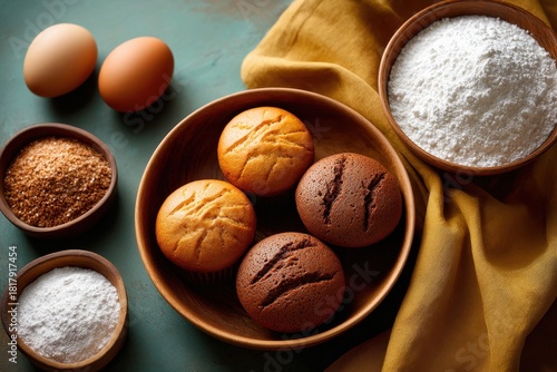 Wallpaper Mural Healthy Baked Goods Made from Alternative Ingredients for Wholesome Treat Options Torontodigital.ca
